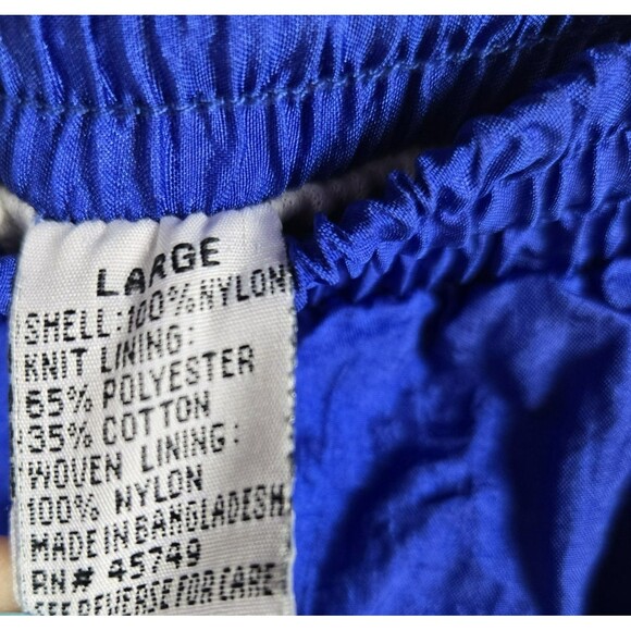 Vintage EVR Large Div Rousso 2 Piece Blue Windbreaker Track Suit Set 80's - Picture 11 of 16